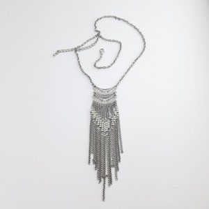 Boho Long Fringe Necklace